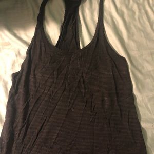 Black Lululemon workout top